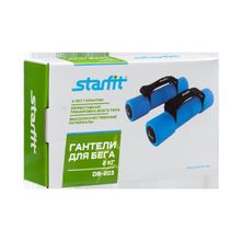 STARFIT Гантель неопреновая DB-203 2 кг, синяя