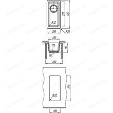 Florentina (Флорентина) Вега 160 бежевый FG подстольная