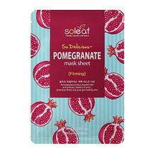 Маска для лица с гранатом Soleaf So Delicious Pomegranate Mask Sheet 5шт