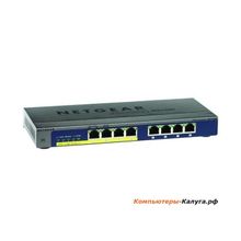 Коммутатор NETGEAR  GS108P-100EUS  8-port 10 100 1000 Mbps (including 4 PoE ports) switch with external power supply