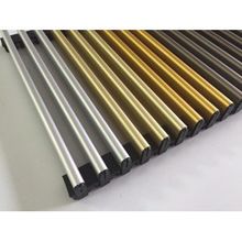 Алюминиевая рулонная решётка перелива Savva 2003, ширина 234, шаг 10 мм (бесцветное анодирование)