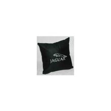  Подушка Jaguar черная вышивка белая