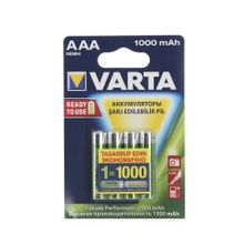 Аккумулятор AAA Varta 1000 мАч  (мизинчиковый)