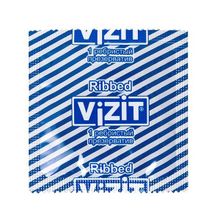 Ребристые презервативы VIZIT Ribbed 12шт