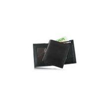 Бумажник из кожи водяной змеи, цвет: черный (матовый) (WN-008)
