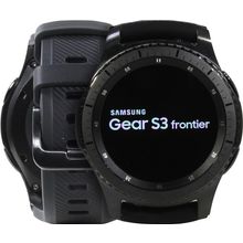 Samsung GEAR S3 Frontier  SM-R760  Titan (1GHz, 768MbRAM, 1.3" 360x360 AMOLED,  BT+WiFi+NFC+GPS,  4Gb,  Tizen)