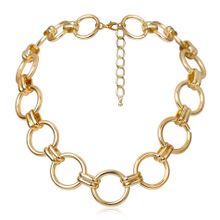 Колье-цепь под золото (арт. 81261-4)