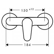 Смеситель Hansgrohe Talis E2 31662000 для душа