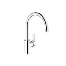 Смеситель для кухни, Eurostyle Cosmopolitan, выдвижной излив, Grohe 31126002