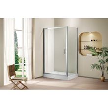 Душевой уголок Cezares Porta AH11 (130x80) прозрачное стекло