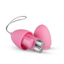 Easy toys Розовое виброяйцо Vibrating Egg с пультом ДУ (розовый)