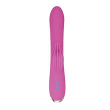 Adam & Eve Розовый вибратор-кролик Eve s Clit Tickling Rabbit - 20,4 см. (розовый)