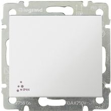 Legrand Переключатель одноклавишный Legrand Valena 10A 250V IP44 белый 774206 ID - 242995