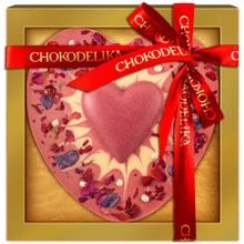 Подарочный шоколад Chokodelika "Любящее сердце", 150 гр.