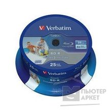 Verbatim BD-R 25 GB 6x CB 25 Full Ink Print NO ID 43811