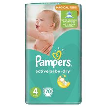 Pampers Active Baby-Dry 8-14 кг 4 70 шт.