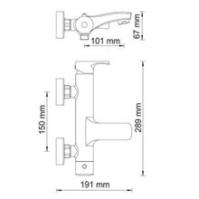 WasserKRAFT Смеситель для ванны Berkel 4801