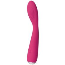 Ярко-розовый G-стимулятор IRIS Clitoral   G-spot Vibrator - 18 см.