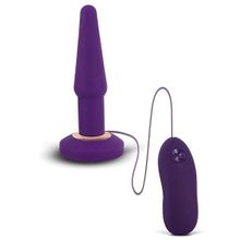 Seven Creations Фиолетовая анальная вибропробка APEX BUTT PLUG SMALL PURPLE - 14 см.