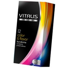 Презервативы VITALIS PREMIUM color & flavor №12