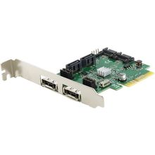 Контроллер  Espada   FG-EST11B-1-CT01   (RTL)  PCI-Ex4, SATA 6Gb s, 2port-ext, 4port-int,  RAID, Hyper Duo
