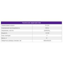 Тележка электрическая ТЕ1200 грузоподъёмностью 1200 кг