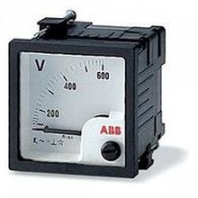 Вольтметр щитовой ABB VLM 500В AC, аналоговый, кл.т. 1,5 |  код. 2CSG111220R4001 |  ABB