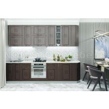 Кухня Тито угловая высокая с пеналом 2950х1750мм (модульная)