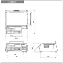 Торговые весы CAS CL3000J-30B TCP-IP