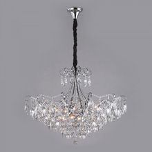 Eurosvet Crystal 10080 12 хром прозрачный хрусталь Strotskis