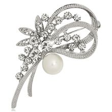 Брошь под серебро (арт. 46993-9529)