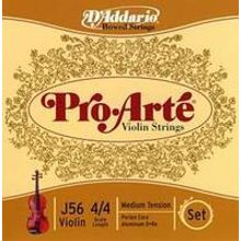 J56-4 4M PROARTE Комплект струн для скрипки D`Addario