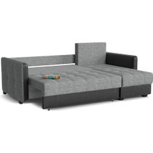 Смарт Диван угловой Лофт Дарк Грей еврокнижка