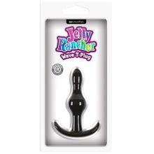 Черная анальная пробка Jelly Rancher T-Plug Wave - 9,7 см. Черный