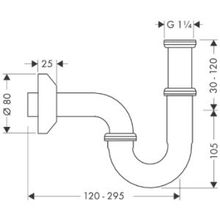 Сифон для раковины Hansgrohe (53010)