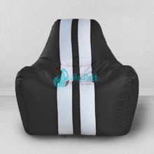 MyPuff Кресло-пуфик, СпортБэг, Оксфорд, цвет Черный: sport_015_013