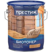 Престиж Wood Expert Биотонер 10 л белый снег