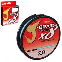 Леска плетеная Daiwa J-Braid Grand X8 135м 0,24мм (22кг) синяя