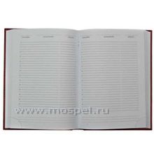 Rels Кожанный ежедневник Colombo бордовый