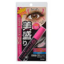 Тушь для ресниц черная с эффектом подкручивания и разделения Удлинение+объем Sana Masсara Super Quick Black 9мл