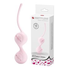 Вагинальные шарики на сцепке Kegel Tighten UP I нежно-розовый