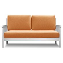 Диван прямой Норман оранжевый