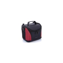 сумка Riva 7228 SLR Case для фотоаппарата, black красный, 16,5x14x10,5см
