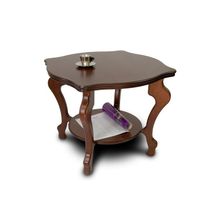 Мебелик Стол журнальный Берже 2 темнокоричневый