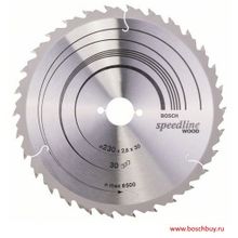 Bosch Пильный диск 230х30 мм 30 SPEEDLINE (2608640805 , 2.608.640.805)