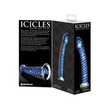 Стеклянный анальный стимулятор Icicles №29 - 19,7 см.