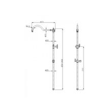 Душевая система Aksy Bagno Faenza Fa401-2002-2004 Chrome