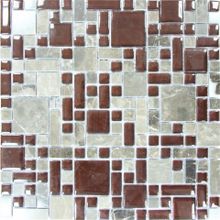 Мозаика Gresstyle Marble Mosaic SD532 glass-marble 30х30