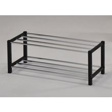 Подставка для обуви 2 полки MK-6318-BK.