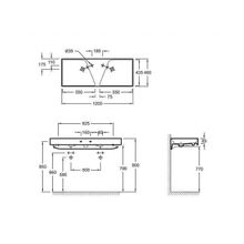 Раковина Jacob Delafon Rythmik 120 EXM112-Z-00